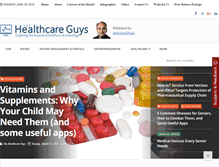 Tablet Screenshot of healthcareguys.com